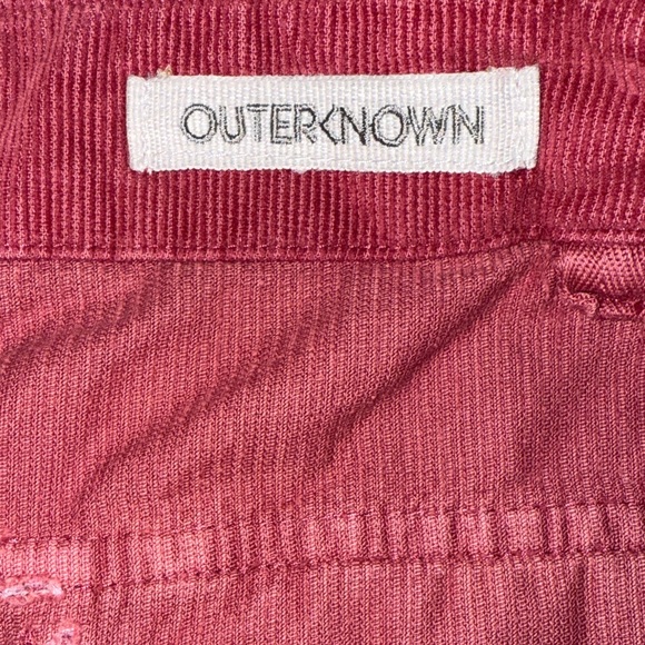 Outerknown Deep Red Cargo Utility Cord Shorts 35 - Picture 4 of 5